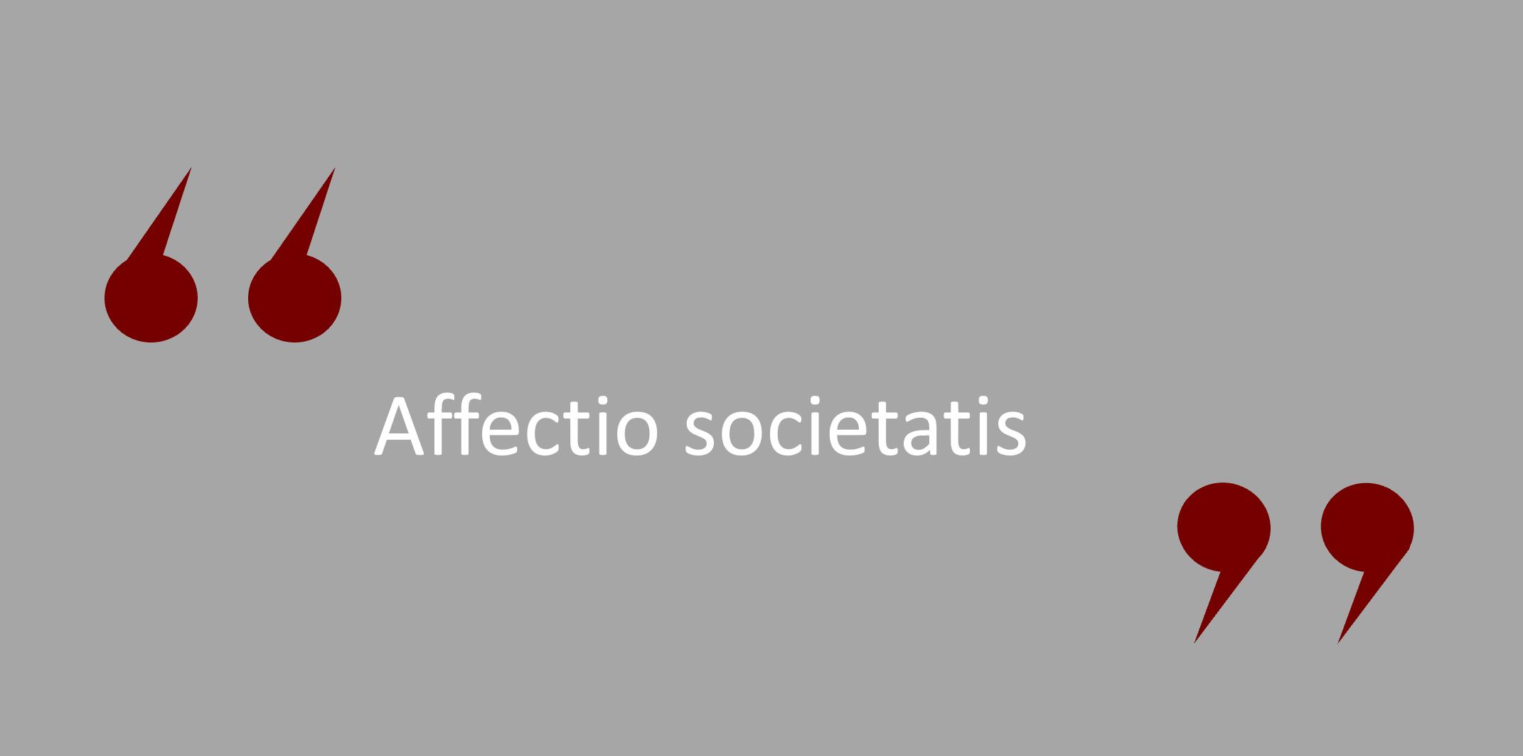 Table Ronde - Ronde Tafel - AFFECTIO SOCIETATIS